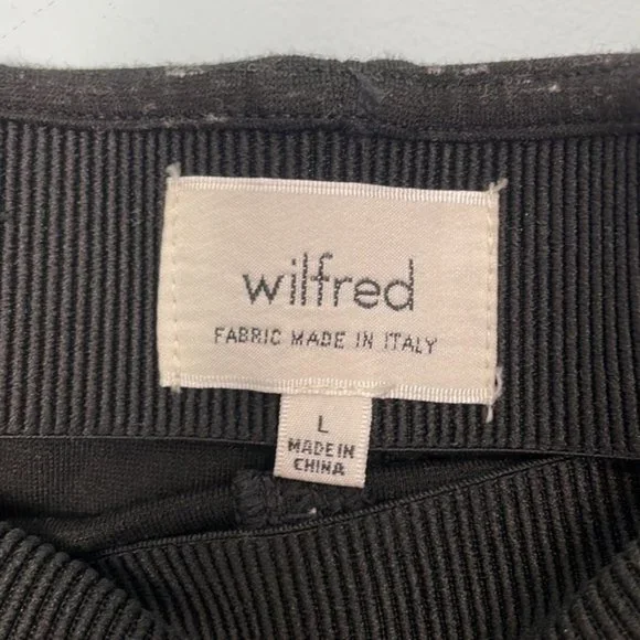 Wilfred Heathered Black Pencil Skirt Size Large - Picture 3 of 5